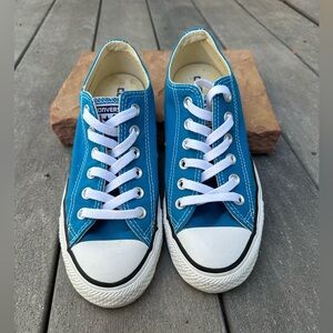 Converse Chucks Taylor Ox All Star Low Top Sneaker Colbalt Blue Canvas W7/M5